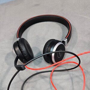 Jabra Evolve 40 Wired Headset UC Optimized Noise Canceling Mic w/Case